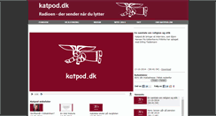 Desktop Screenshot of katpod.provector.dk